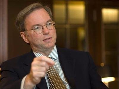 谷歌執行董事長埃里克·施密特(新浪科技配圖)